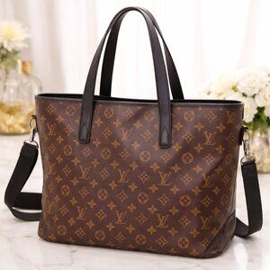 Authentic Louis Vuitton Davis Monogram Tote Bag | Luxury Designer Work Bag